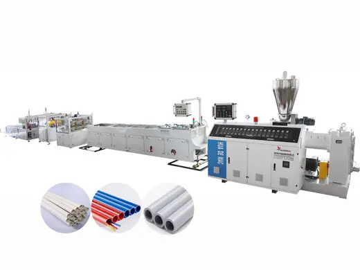 PVC Pipe Production Line for Water supply, drainage and electrical conduit pipe.