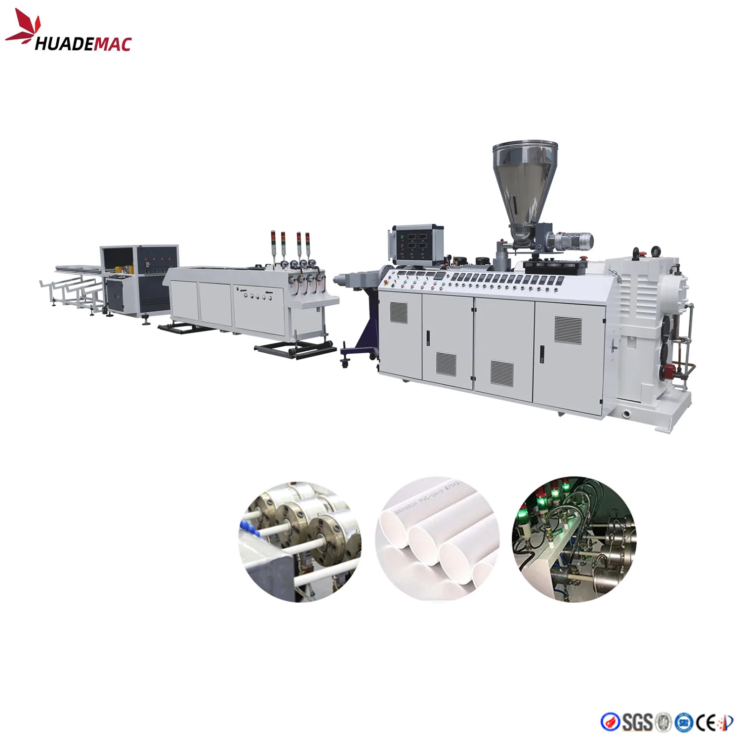 4 Cavity PVC Conduit Pipe Production Line