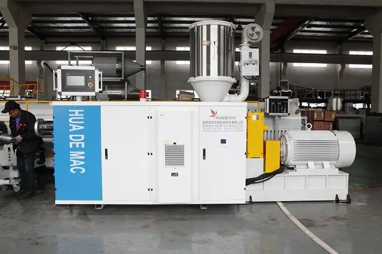 Single screw extruder for HDPE pipe production line