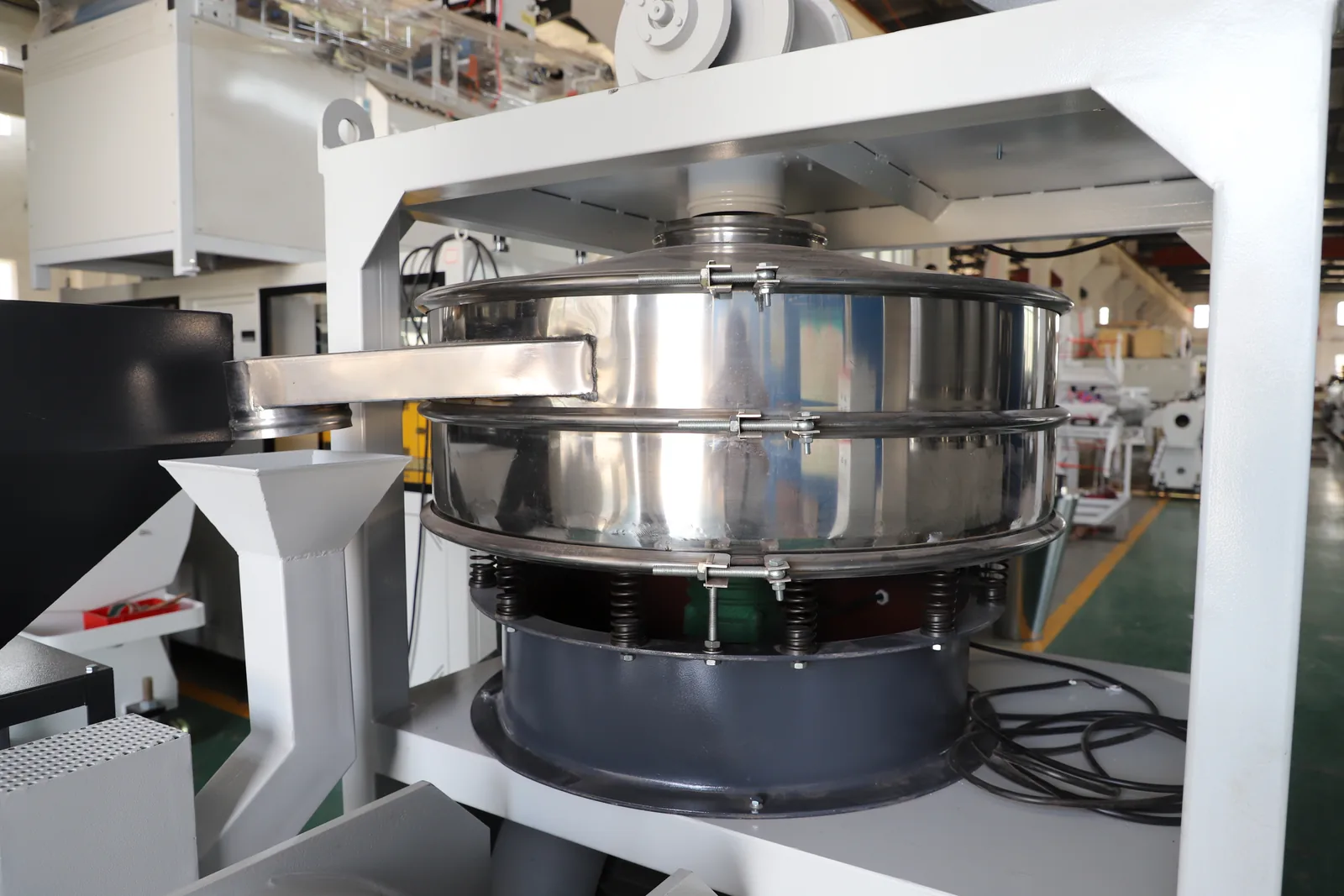 Stainless grinding chamber of PE PP PVC plastic pulverizer machine