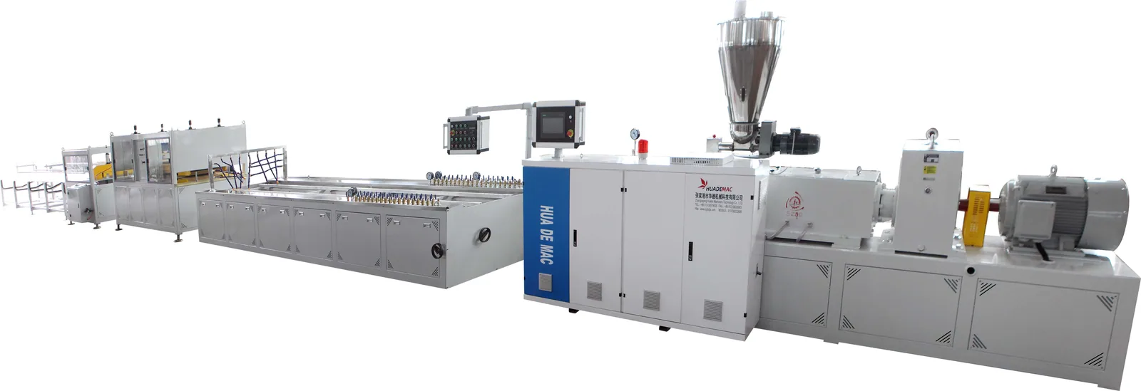 Complete PVC ceiling panel board production line with extruder and downstream equipment