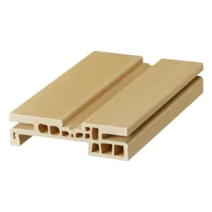 PVC WPC hollow board profile sample for decorative interior applications