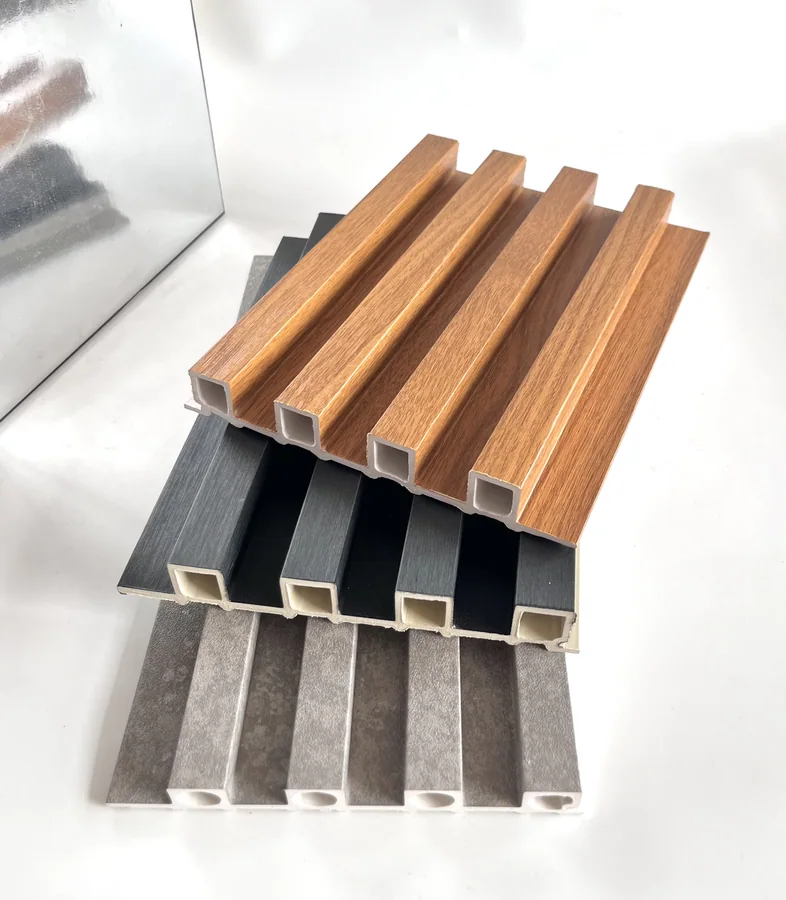 PVC WPC interior wall covering cladding profile sample