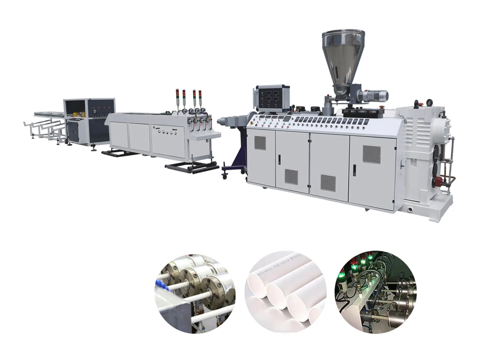 4 Cavity PVC Conduit Pipe Production Line