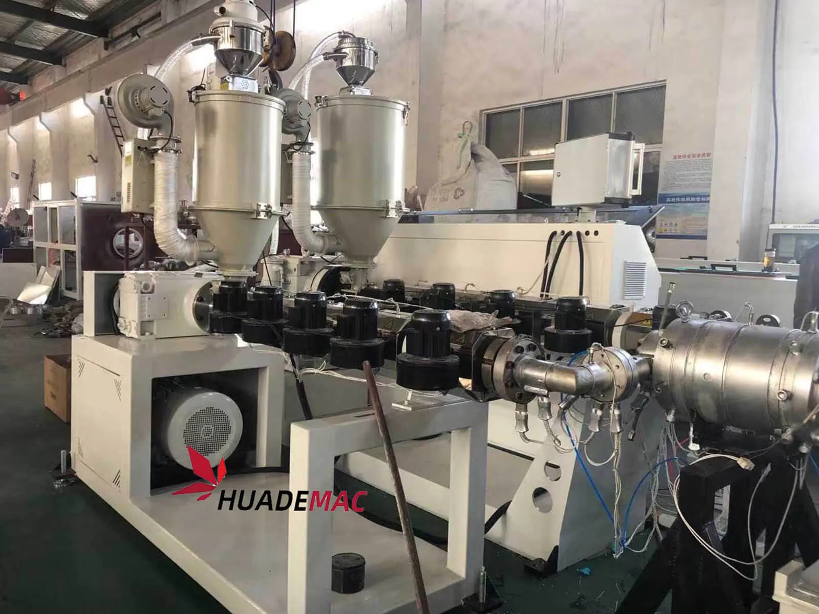 HDPE Double Wall Corrugated Pipe Production Line gallery 2