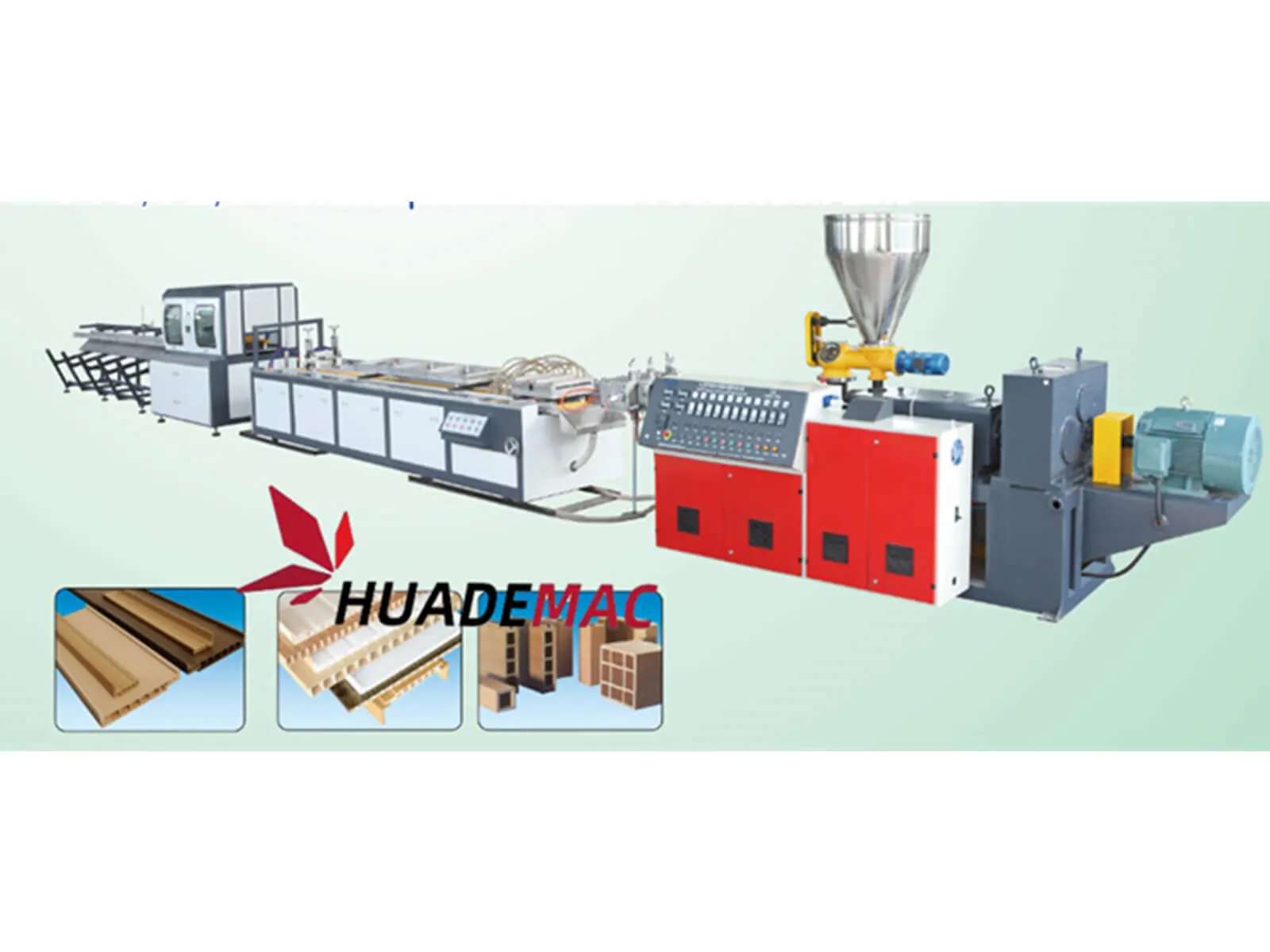 PVC WPC Windows and Doors Making Machine Line