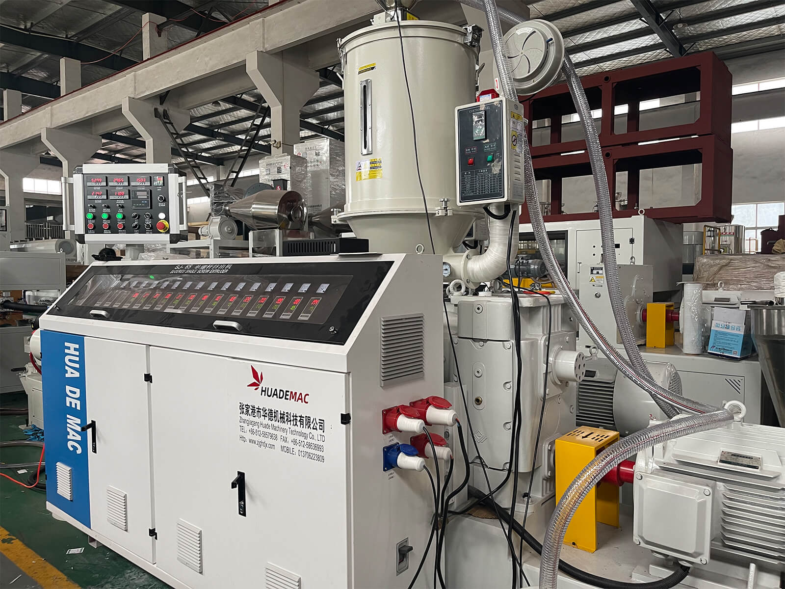 HDPE Double Wall Corrugated Pipe Production Line gallery 1