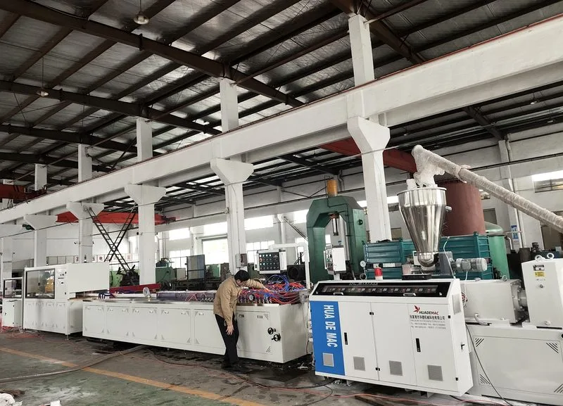 PVC window profile extrusion line customer project in Belize