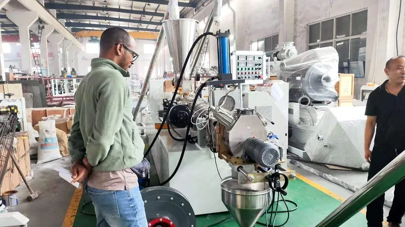 PVC pelletizing line customer project in Ethiopia
