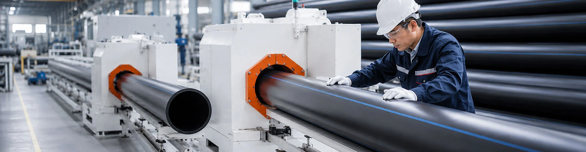 HUADE extrusion machinery workshop service and assembly support